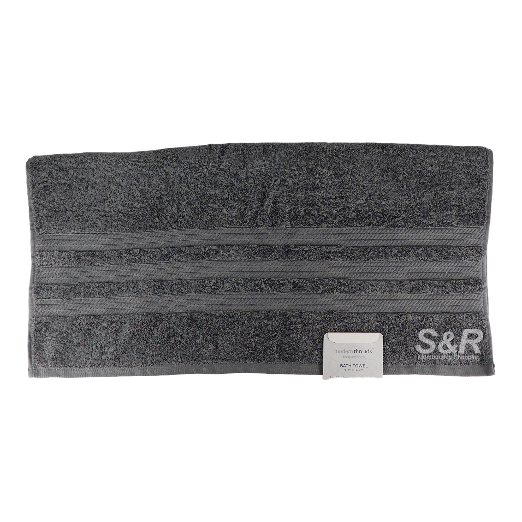 Modern Threads Grey Bath Towel 30x58in 1pc